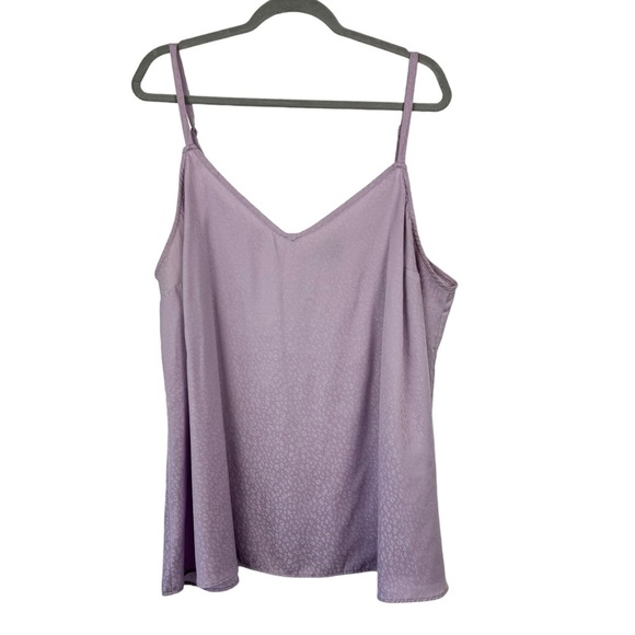 TORRID Sophie Lilac Purple Leopard Cheetah Plus Size 2X Swing Cami Monochromatic - Picture 2 of 12